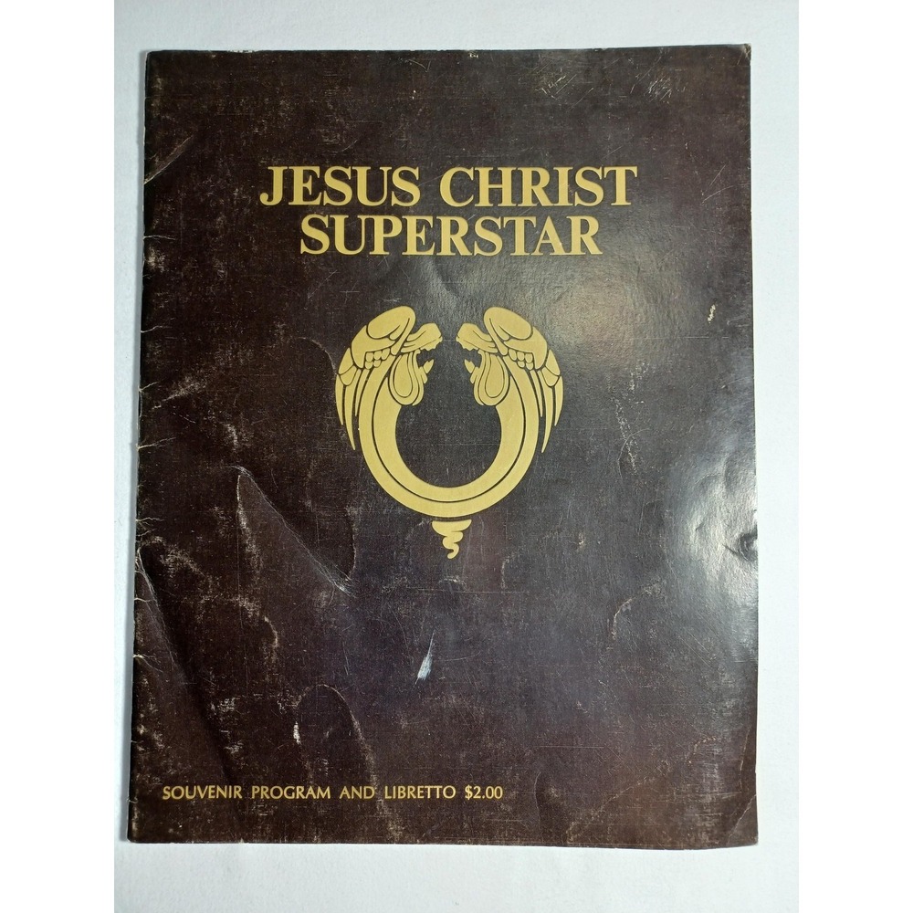 Vintage Jesus Christ Superstar Broadway Souvenir Program Libretto Mark Hellinger